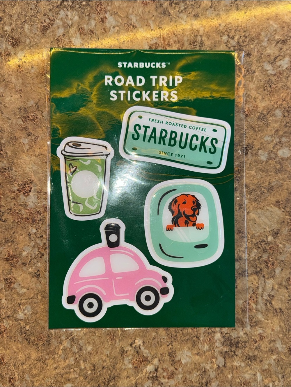 Starbucks Road Trip Collection Stickers NWT
